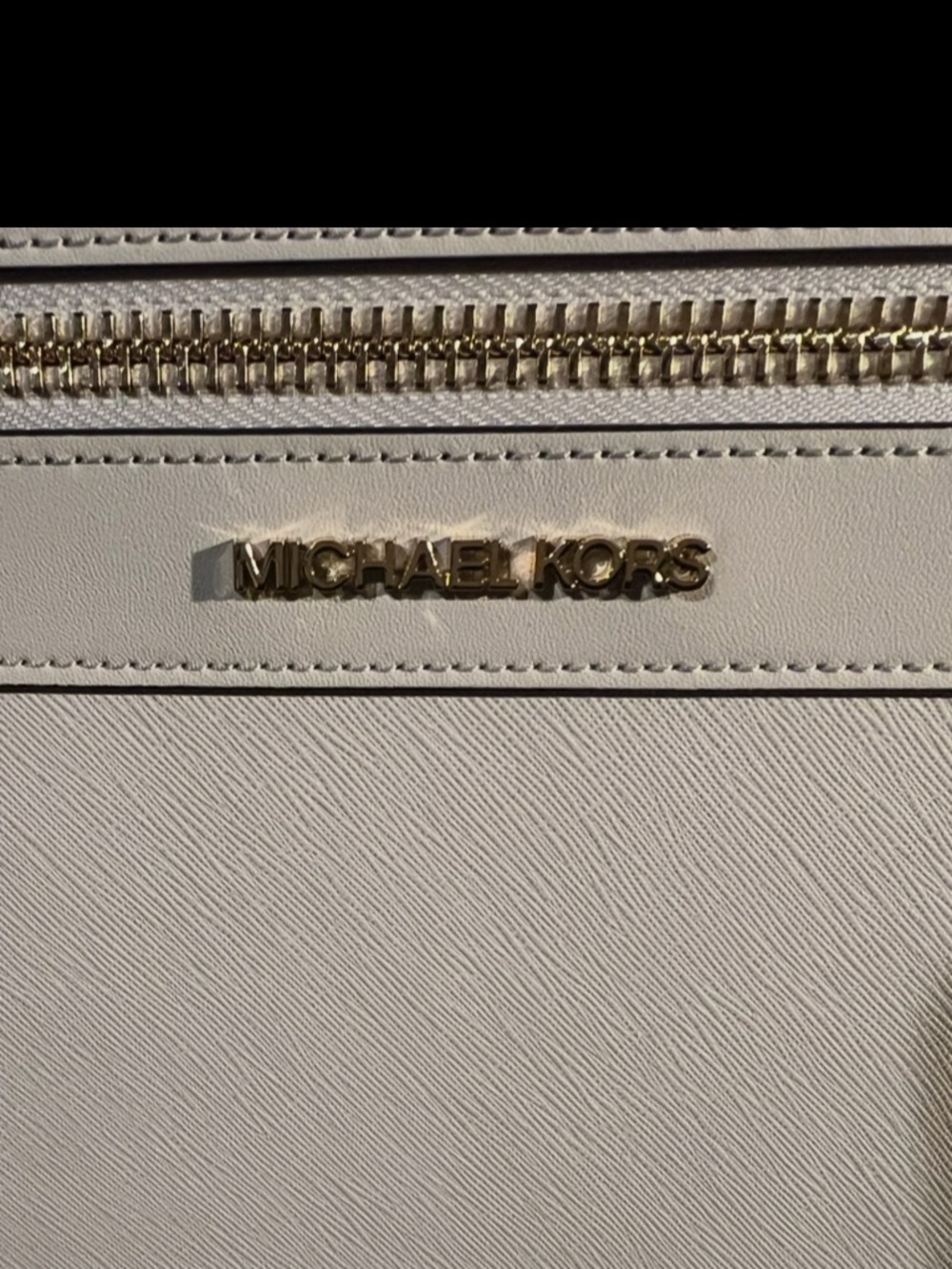MICHEAL KORS BRAND NEW CREAM TROLLY TRAVEL BAG W/TAG - Picture 2 of 12